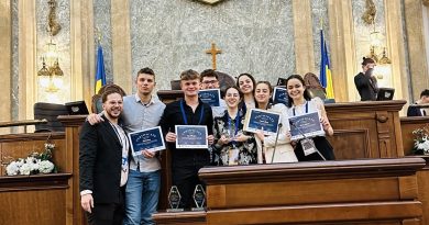 Honourable Presentation at Model United Nations in Bucharest, 2024